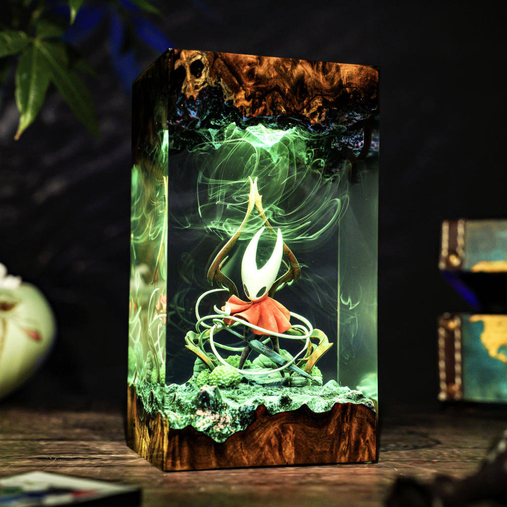 The Knight and Hornet Hollow Knight Lamp