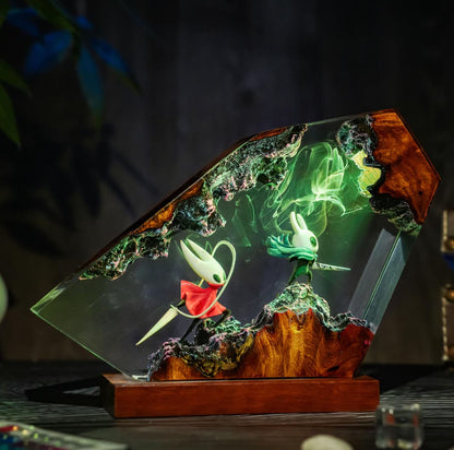 The Knight and Hornet Hollow Knight Lamp