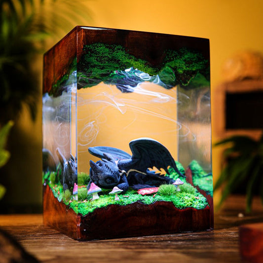 Sleeping Toothless How to Train Your Dragon Lamp