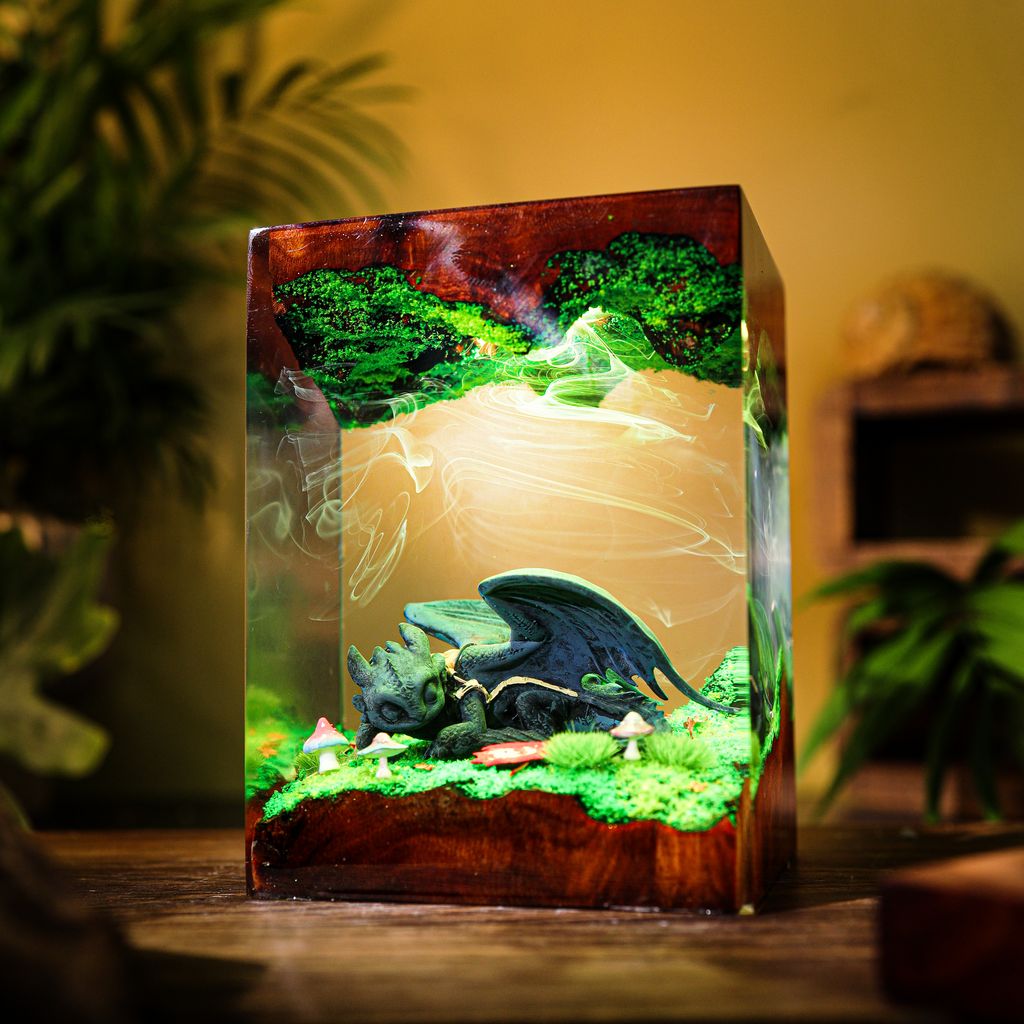 How to Train Your Dragon Epoxy Resin Light