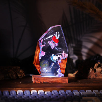 The Knight and Hornet Hollow Knight Lamp
