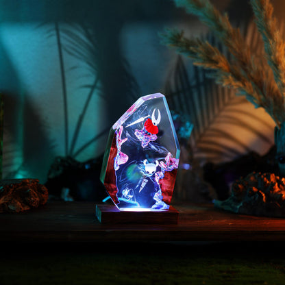 The Knight and Hornet Hollow Knight Lamp