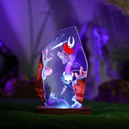 The Knight and Hornet Hollow Knight Lamp