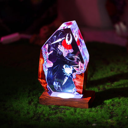 The Knight and Hornet Hollow Knight Lamp
